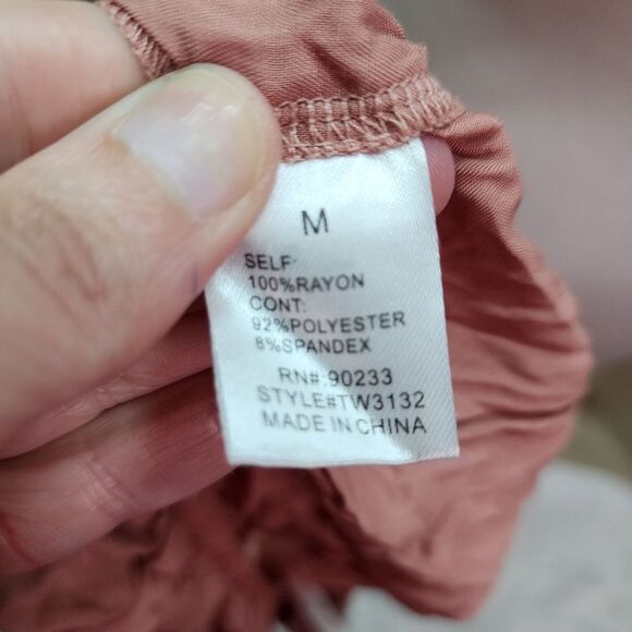 PACSUN L.A. Hearts Crochet Off Shoulder Crop Top Size Medium - Picture 9 of 14